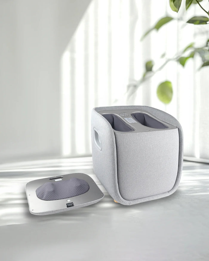 Masajeador Ottoman Harmony Gris - Smart Bamboo