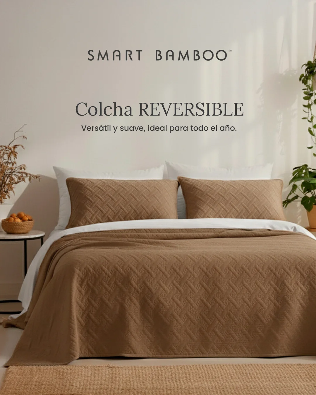 Colcha Reversible - Smart Bamboo 