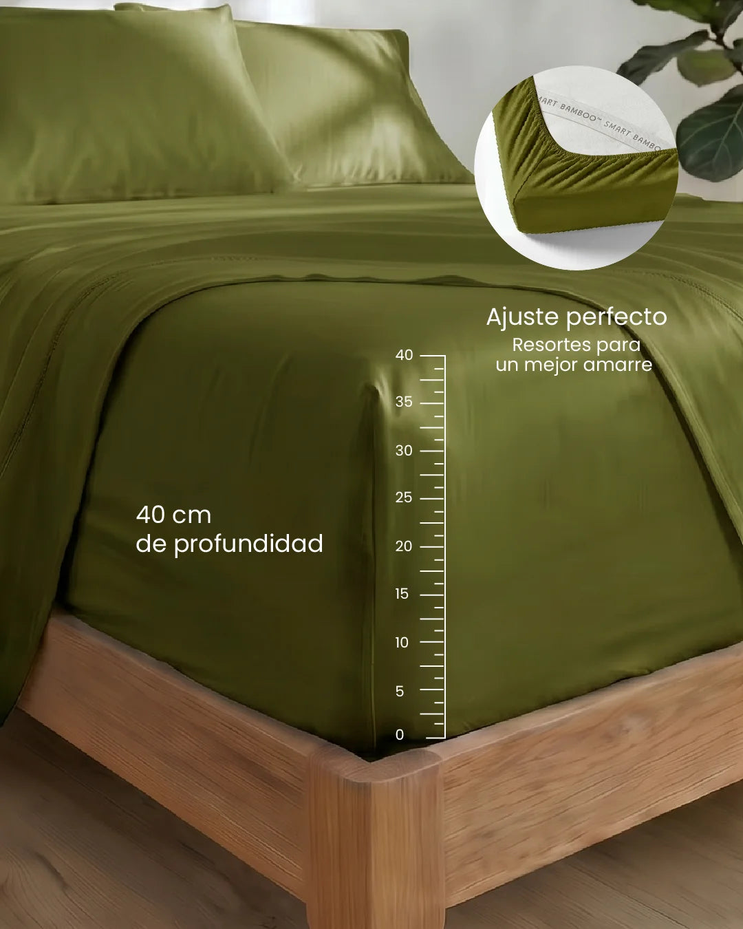 Juego de Sábanas 100% Bamboo